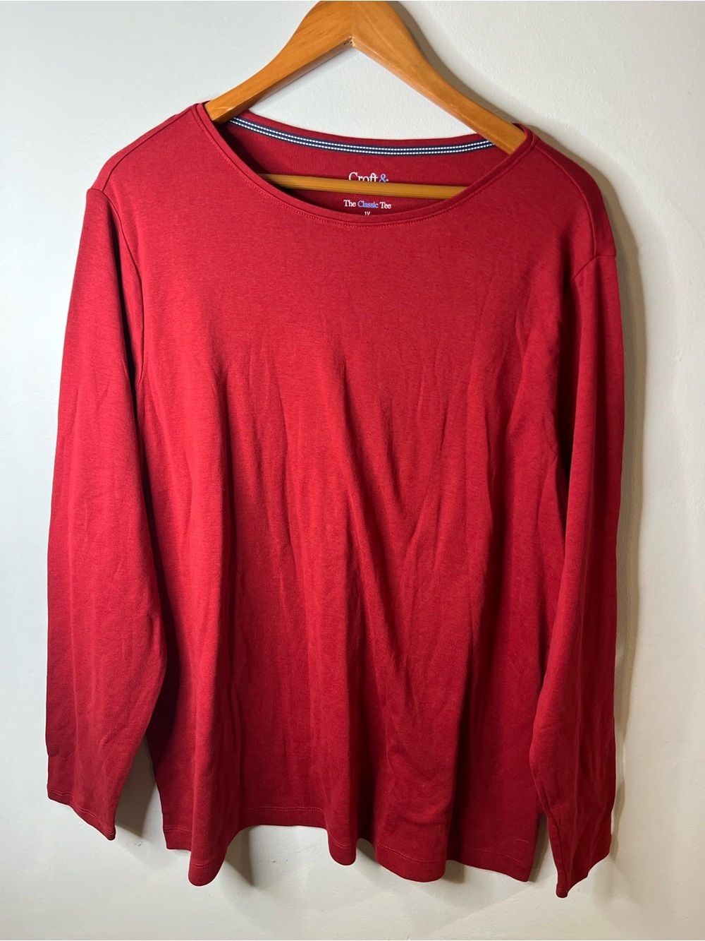 Women’s Red Long Sleeve Shirt